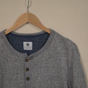 Southern Proper Terry Cloth Henley L